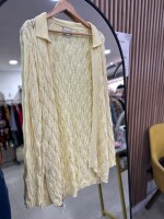 Saco Celeste Amarillo