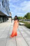 Vestido Maria Eduarda Naranja