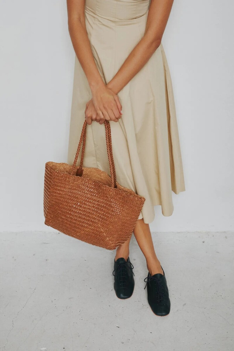 TOTE TRENZA Camel