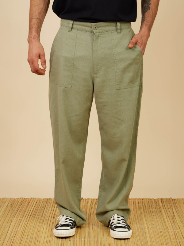 PANTALON CATTON RUSTY Verde