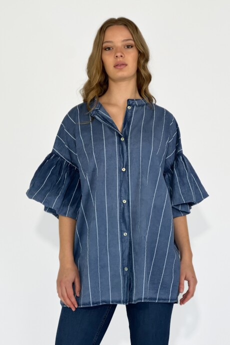 CAMISA AREZZO Azul