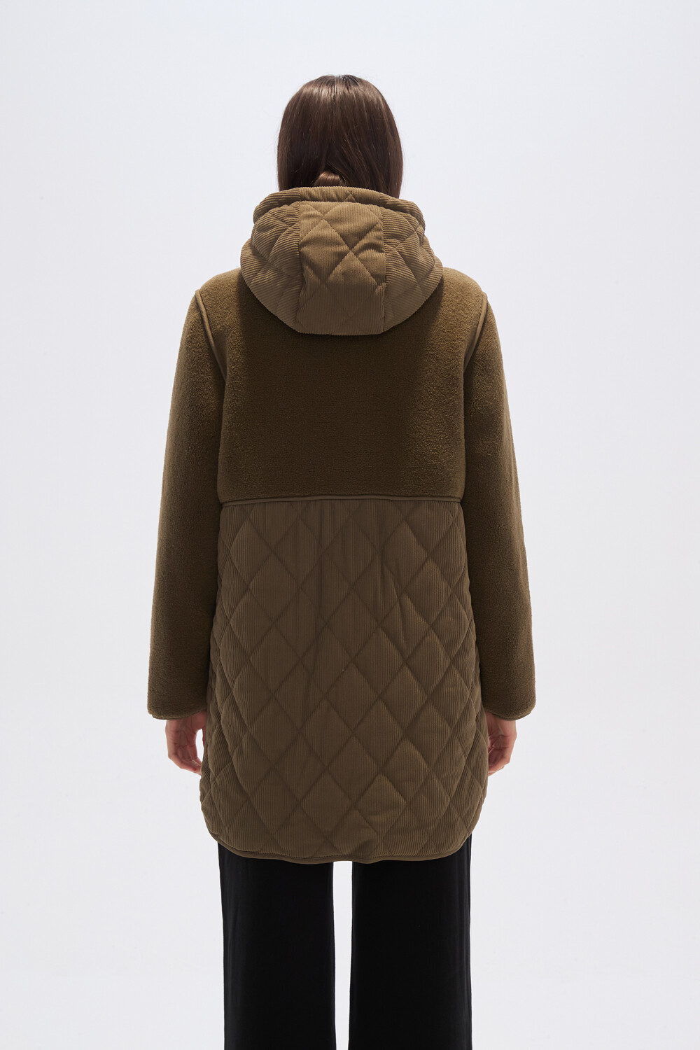 Campera Tessal Verde Oliva Oscuro