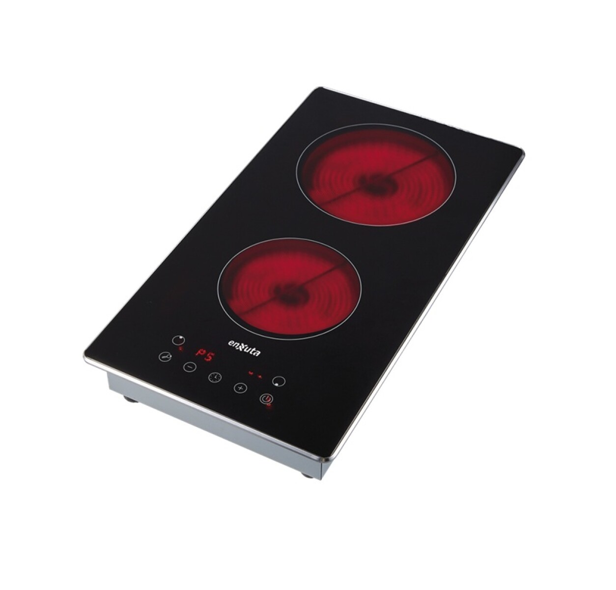 Anafe de Empotrar Enxuta Vitrocerámico con 2 Hornallas 