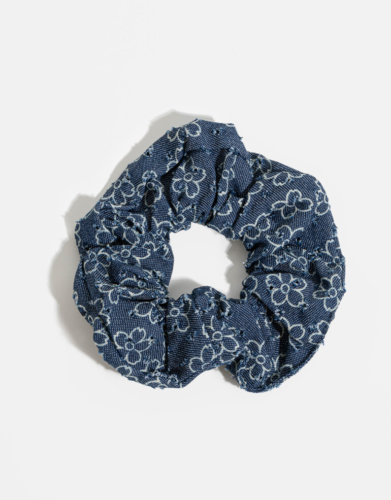 Skunzies Scrunchie Denim - Azul Medio
