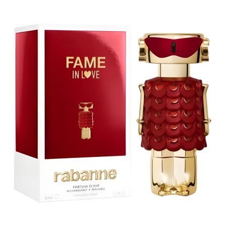 Perfume Rabanne Fame In Love EDP 80ml Recargable Para Mujer Aroma Frutal Perfume Rabanne Fame In Love EDP 80ml Recargable Para Mujer Aroma Frutal