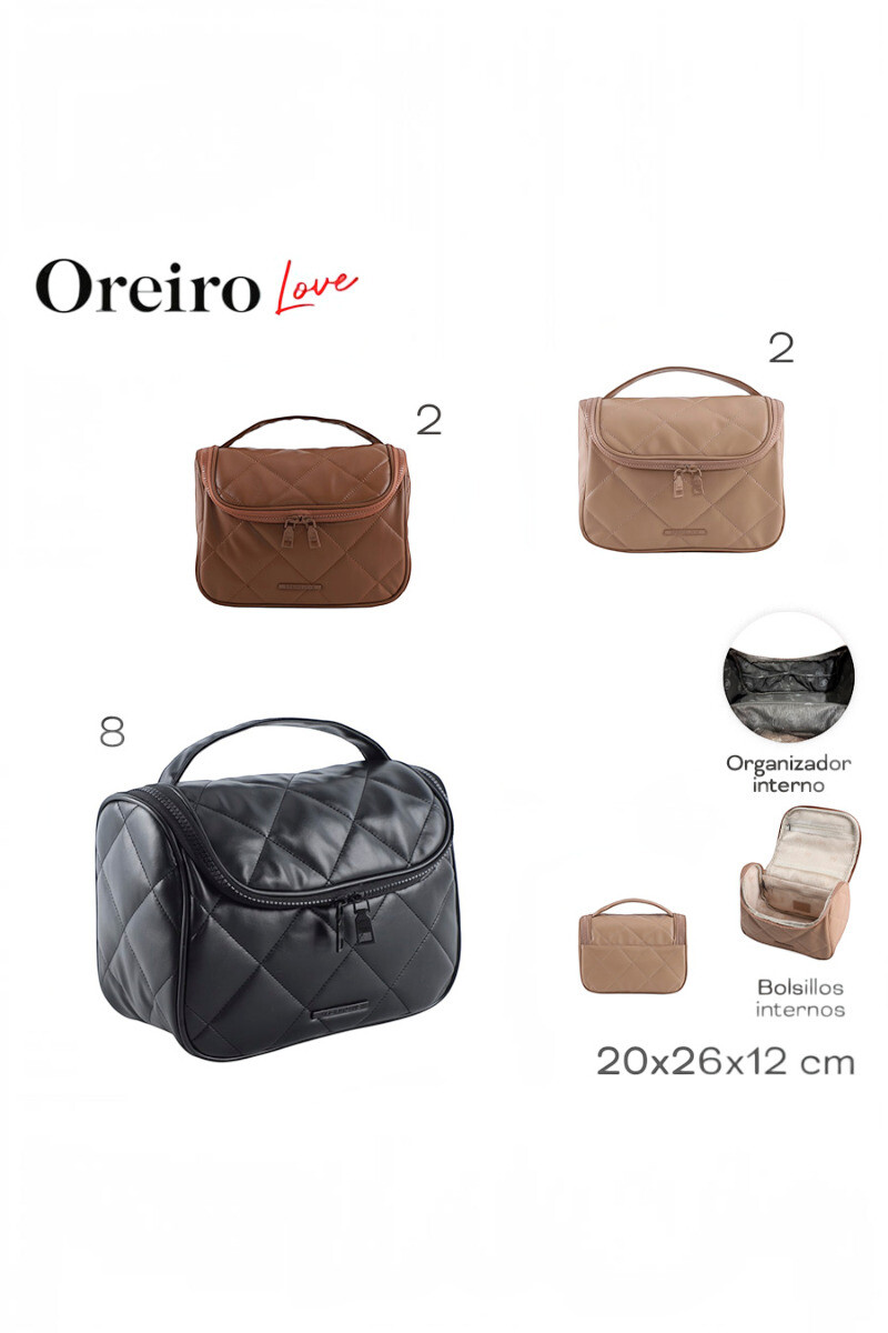 Necessaire Oreiro Marrón