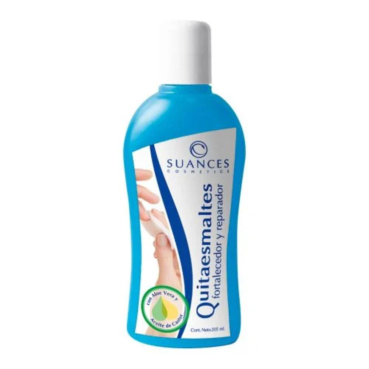 Suances Quitaesmalte Fortalecedor Y Reparador 205ml. 