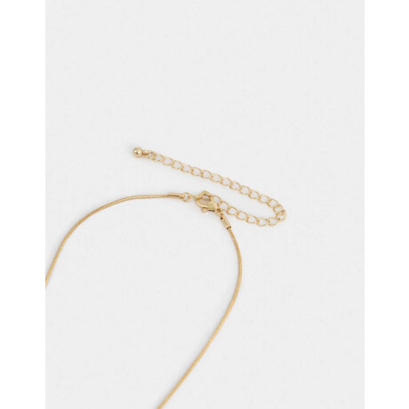 Set De Cadena Y Aros Bañado En Oro Dorado