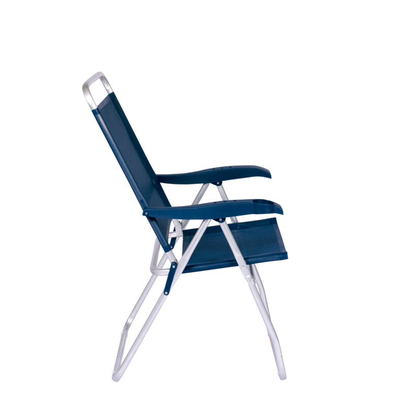 Silla Alta Boreal 4 Posciones Aluminio AZUL OSCURO