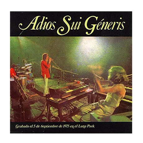 Sui Generis-adios Sui Generis I - Vinilo Sui Generis-adios Sui Generis I - Vinilo