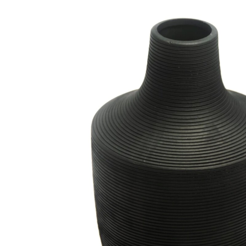 FLORERO CERAMICA D14x31CM BLANCO/NEGRO MATE FLORERO CERAMICA D14x31CM BLANCO/NEGRO MATE
