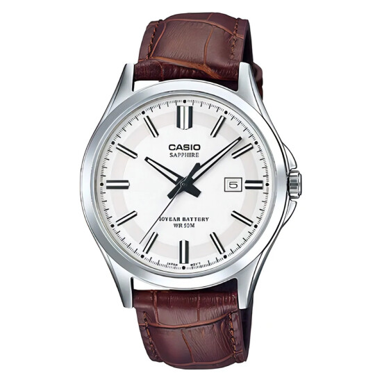 Reloj CASIO MTS100L-7AVDF en Cuero Marrón Esfera 47mm 0