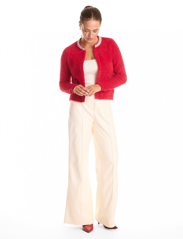 Chaqueta Mohair ROJO
