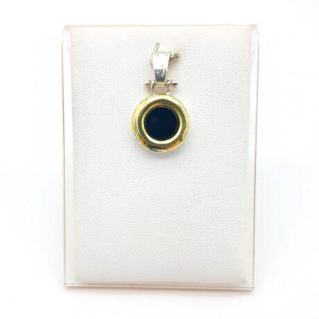 Dije de Plata 925 Doublé en Oro 18 kt Nácar