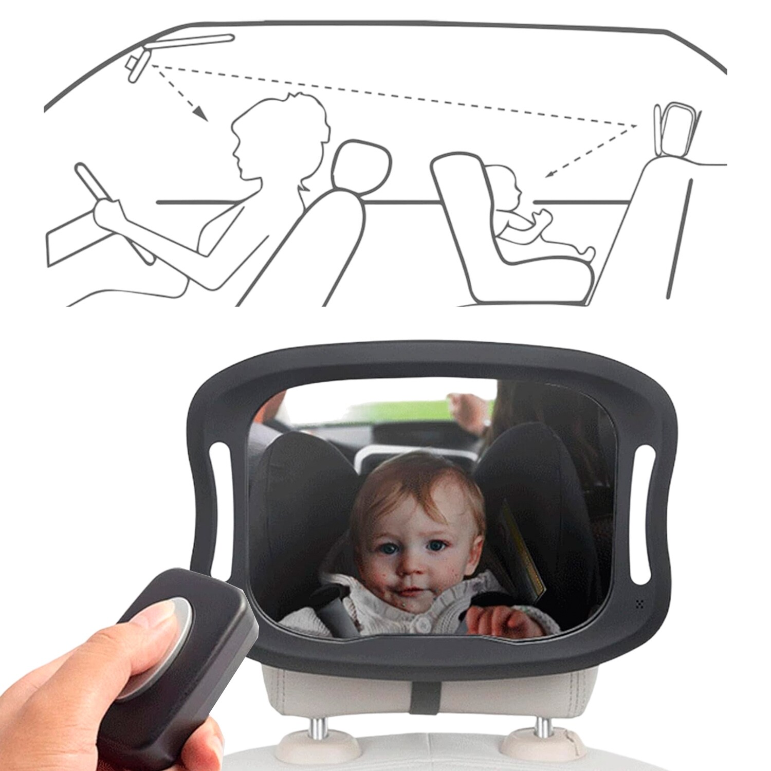 Auto bebe control remoto 2025