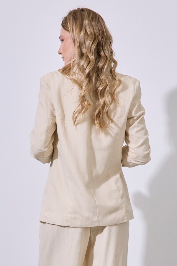 Blazer Lino BEIGE