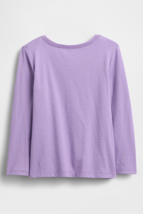 Remera Logo Gap Toddler Niña English Lavender Tcx