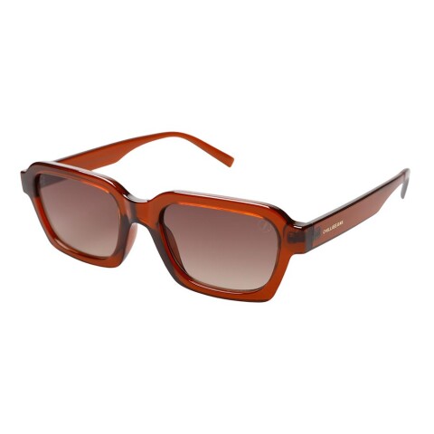 Lentes De Sol Trend Cuadrado Gradiente Marrón/Marrón