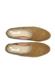 Zapato Bajo Gamuza Liso Verde