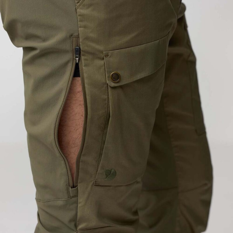 Pantalón Fjallraven Abisko Hybrid Trail Trs M Hombre Laurel Green