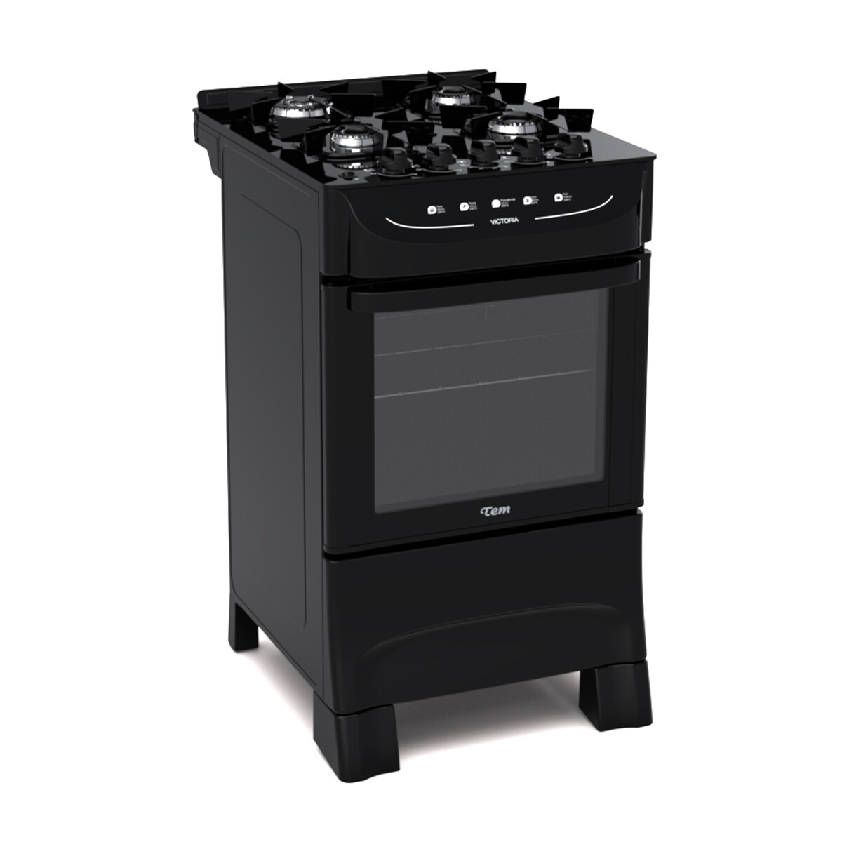 Cocina Tem Victoria 4H B Z2738 - NEGRO 