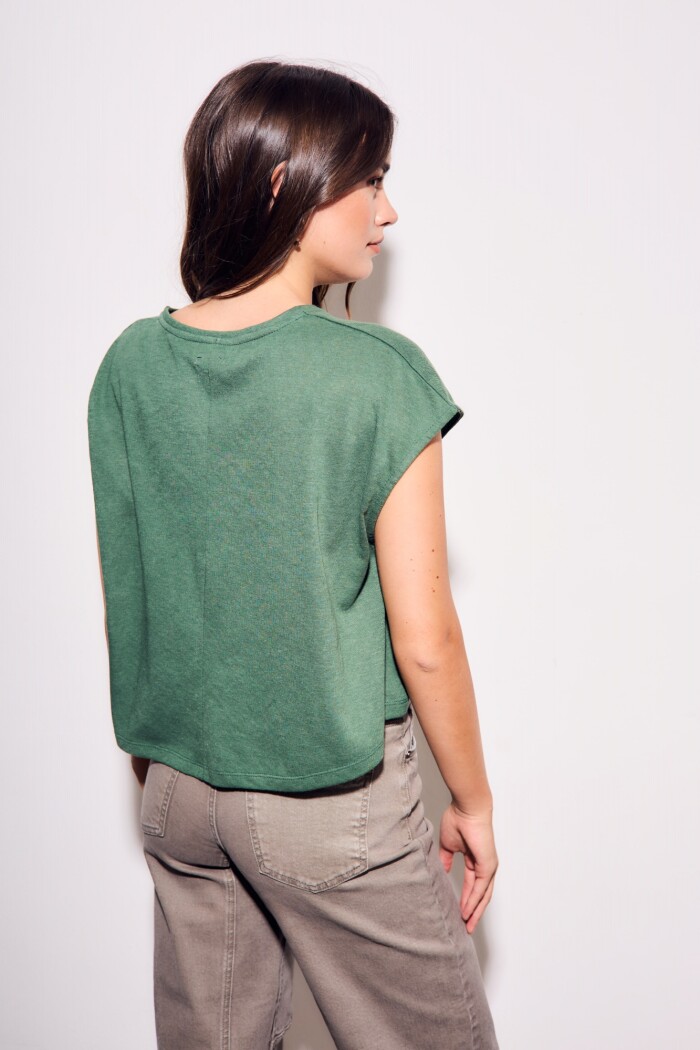 Remera Algodón Verde