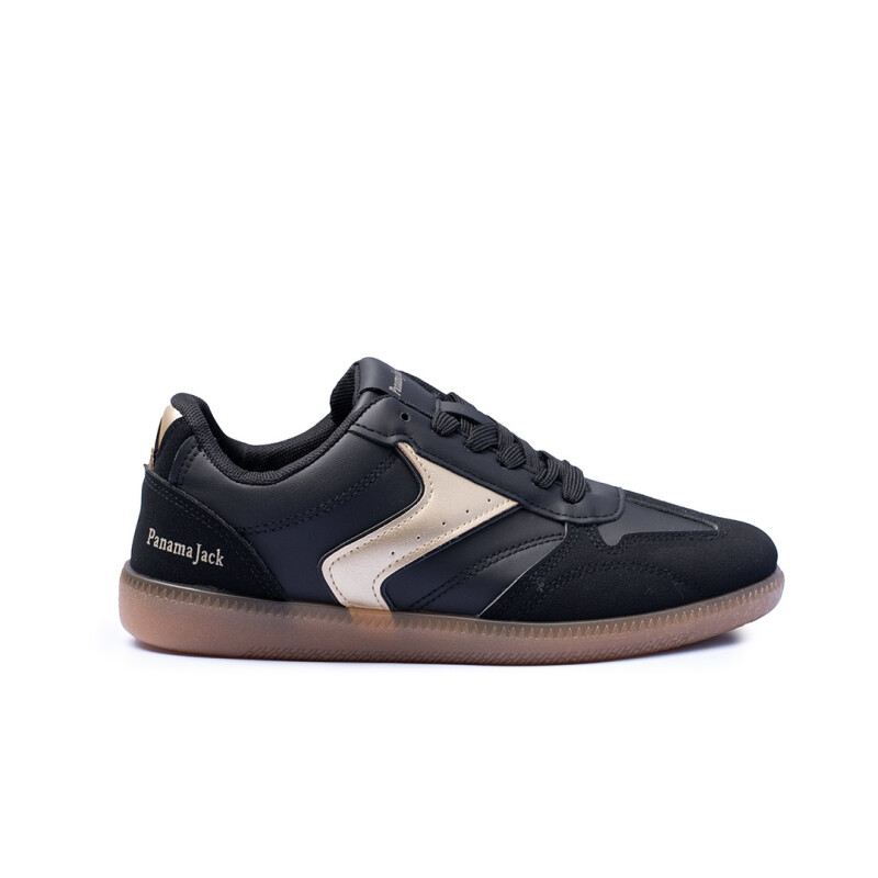 Calzado deportivo Panama Jack dama BLACK/GOLD