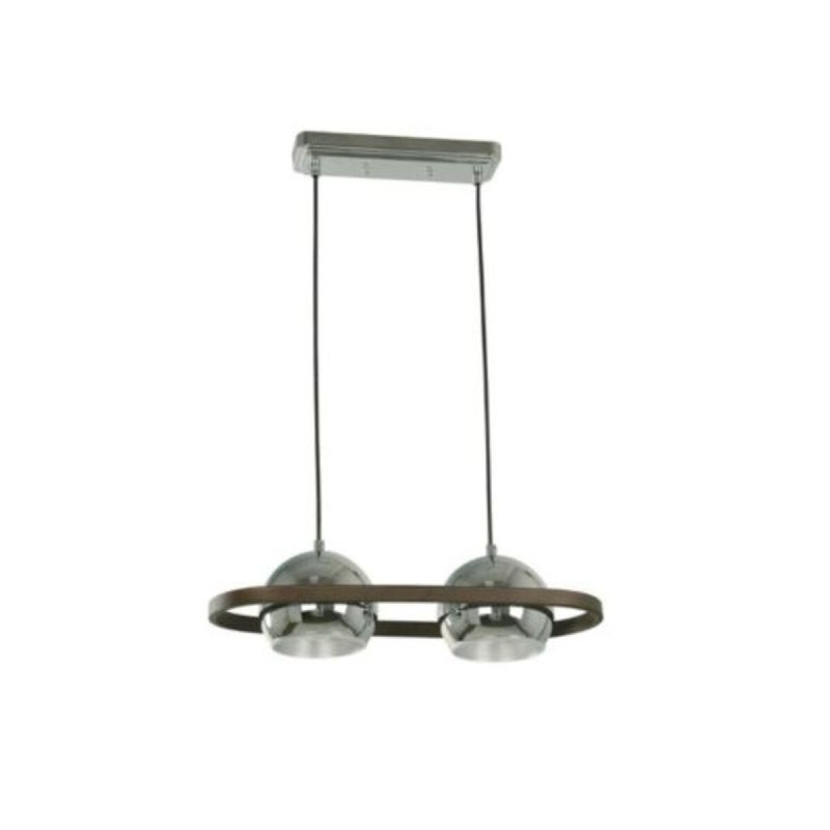 COLGANTE MOON 2L E27 CROMO 