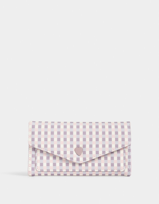 Ficheros Billetera Fichero Solapa - Estampado Geometrico