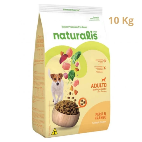 NATURALIS ADULTO TURKEY & CHICKEN RAZA PEQUEÑA 10.1 KG Naturalis Adulto Turkey & Chicken Raza Pequeña 10.1 Kg