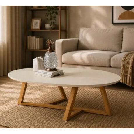 MESA DE CENTRO NATIVA CLASSIC OFF WHITE/NATURE MESA DE CENTRO NATIVA CLASSIC OFF WHITE/NATURE