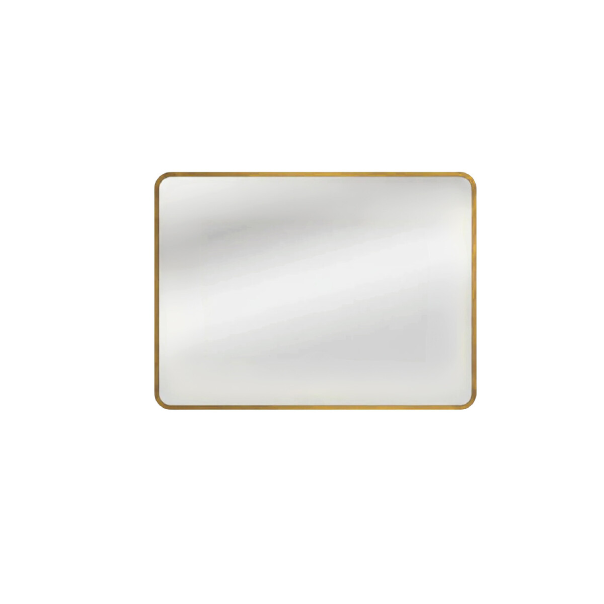 Espejo Horizontal Lumax Xindi Marco Rectangular 90 x 70cm - Dorado 