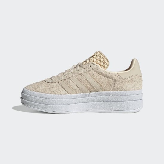 Championes Adidas Gazelle Bold Blanco