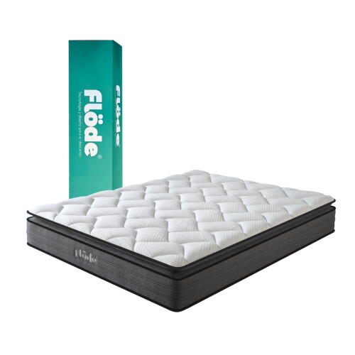 Colchón 2 Plazas en Caja con Resortes Pocket - Flöde Plus Colchón 2 Plazas en Caja con Resortes Pocket - Flöde Plus