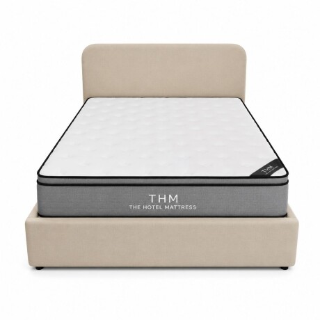 Sommier Baul 2 Plazas HAMPTONS Hybrid Ruthenium Con Respaldo Sommier Baul 2 Plazas HAMPTONS Hybrid Ruthenium Con Respaldo