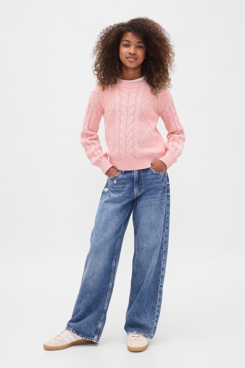 Buzo Con Ochos Niña Pure Pink