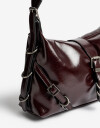 City Cartera Baguette Burgundy - Rojo Cereza