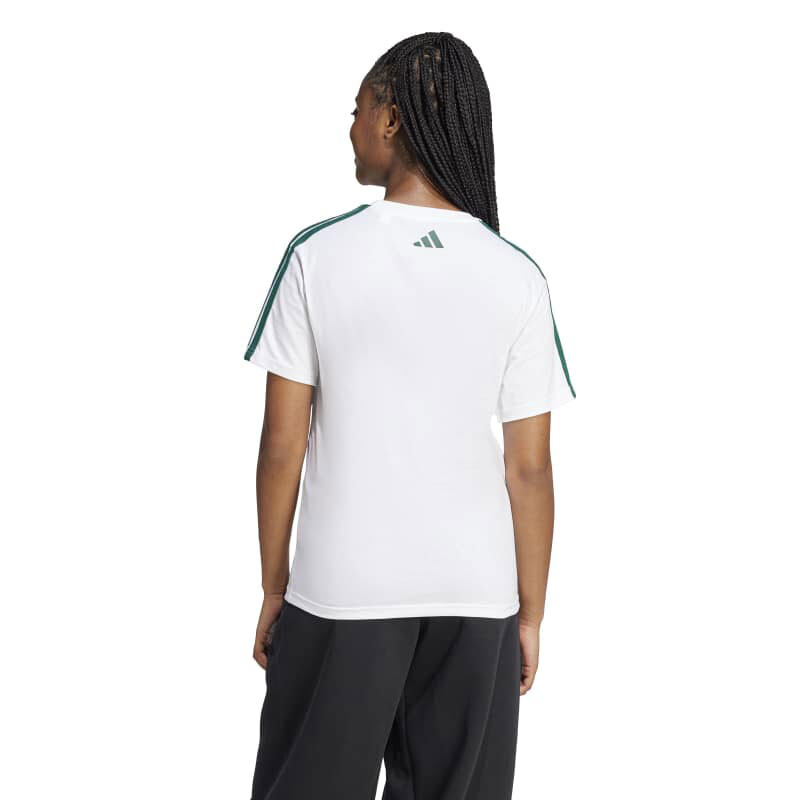 Remera de Mujer Adidas Lounge Soft Side Graphic Blanco - Verde