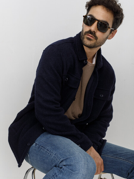 OVERSHIRT AMBERES MARINO