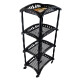 Estantería para frutas 4 Estantes NEGRO