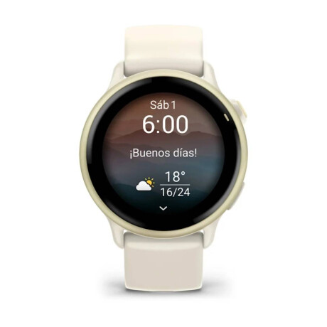 Reloj inteligente Garmin Vivoactive 6 con GPS Blanco Tiza