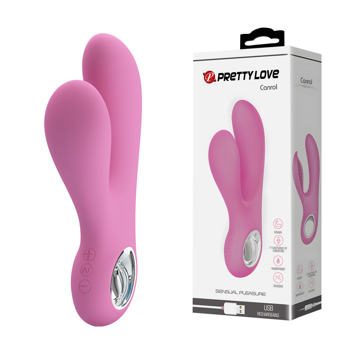 Vibrador Estimulador Punto G Canrol Pretty Love - Rosa 