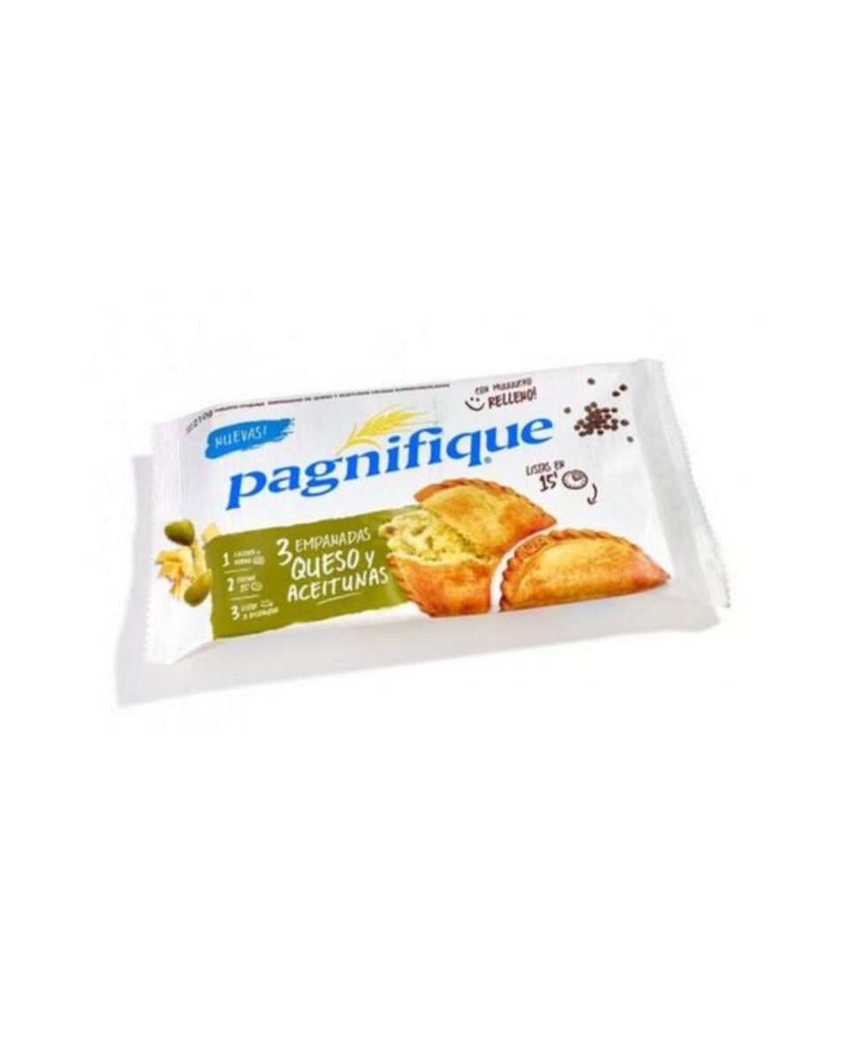 Empanadas de queso y aceitunas Pagnifique x 3 