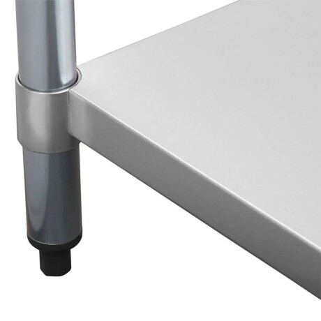 Mesada Central con Estante Inferior de Acero Inoxidable 60 x 60 x 85 cm Mesada Central con Estante Inferior de Acero Inoxidable 60 x 60 x 85 cm