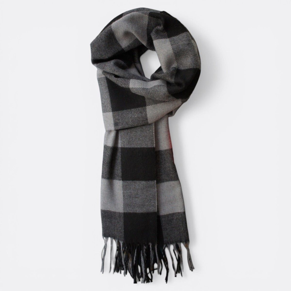 Bufanda Cuadrille Moderna - Gris 