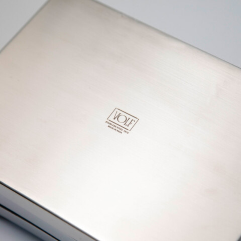 Cesta para Pan o frutas Volf de Acero Inoxidable con Bolsa Cesta para Pan o frutas Volf de Acero Inoxidable con Bolsa