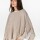 Poncho Misuna Vison Lurex Plata