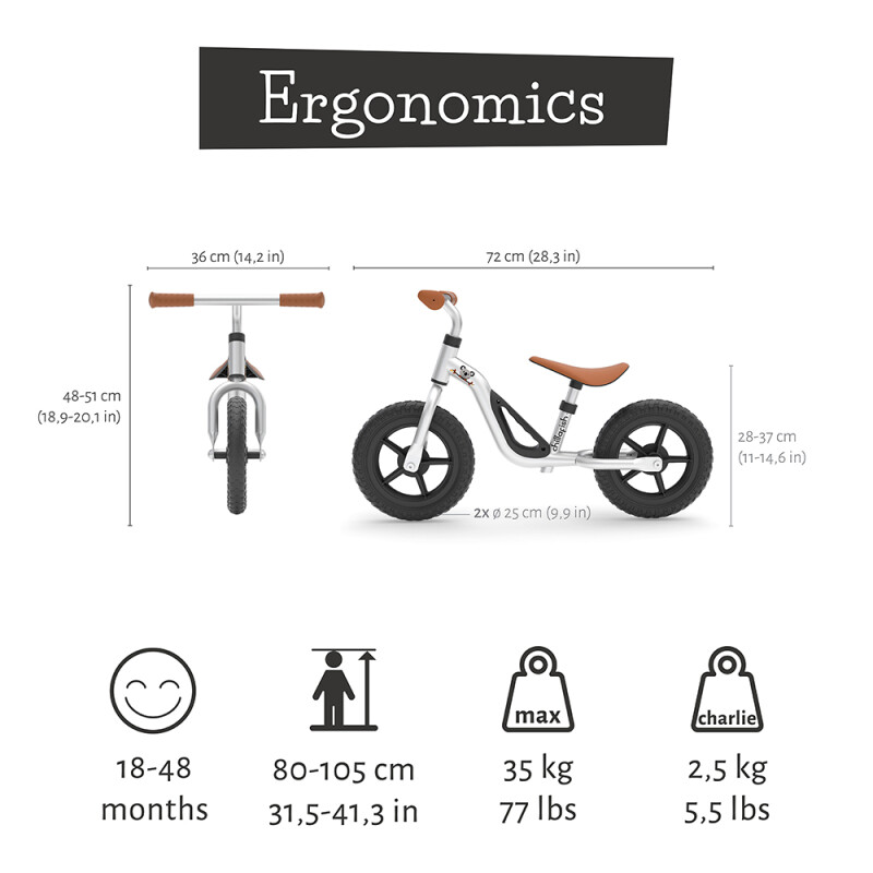 Bicicleta De Equilibro 10´ +18 Meses Silver