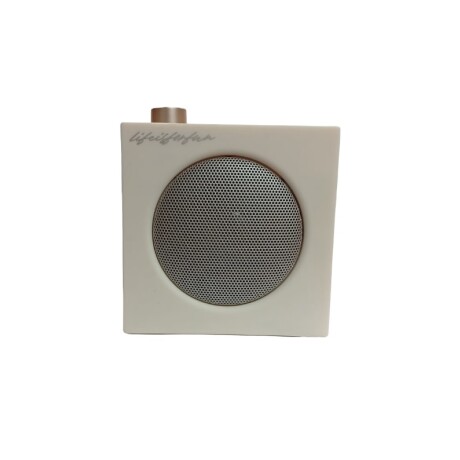 Parlante cuadrado beige