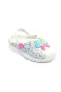 Sandalias Mariposa Floral en Blanco Sandalias Mariposa Floral en Blanco